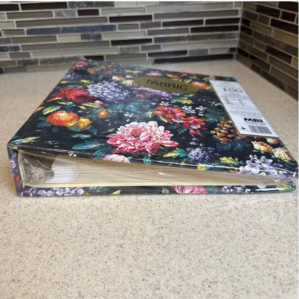 NEW Vintage MBI Garden Collection 100 pg Magnetic Photo Album Floral Cover 42500